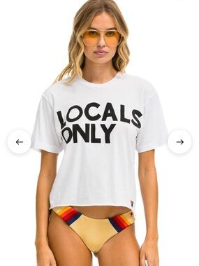 Aviator Nation 'LOCALS ONLY' t-shirt